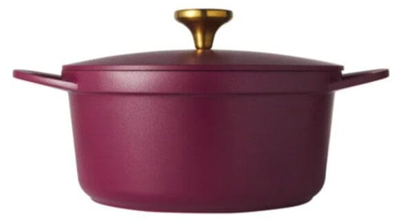 Maxwell & Williams Cast Lite - Non-stick Casserole 24cm/4.2l Cherry Casseroles The Cooks Kitchen 