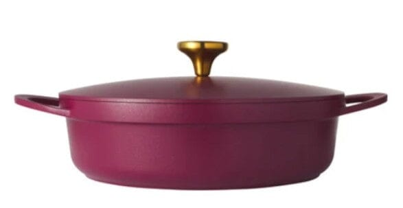 Maxwell & Williams Cast Lite - Non-stick Shallow Casserole 28cm /4l Cherry Casseroles The Cooks Kitchen 