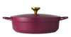 Maxwell & Williams Cast Lite - Non-stick Shallow Casserole 28cm /4l Cherry