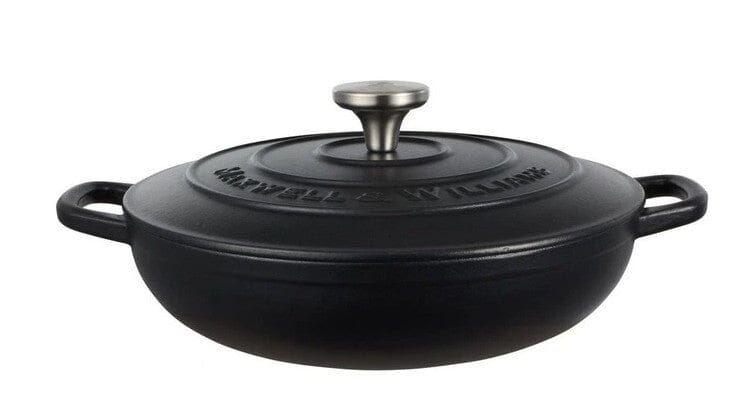 Maxwell & Williams Cast Iron - Brasier 27cm/3.3l - Black Enameled Cast Iron The Cooks Kitchen 