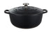 Maxwell & Williams Cast Iron Round Casserole 28cm/6.2l - Black Cast Iron Casseroles The Cooks Kitchen 