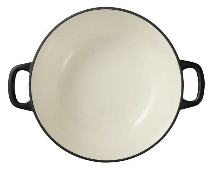 Maxwell & Williams Cast Iron Round Casserole 28cm/6.2l - Black Cast Iron Casseroles The Cooks Kitchen 