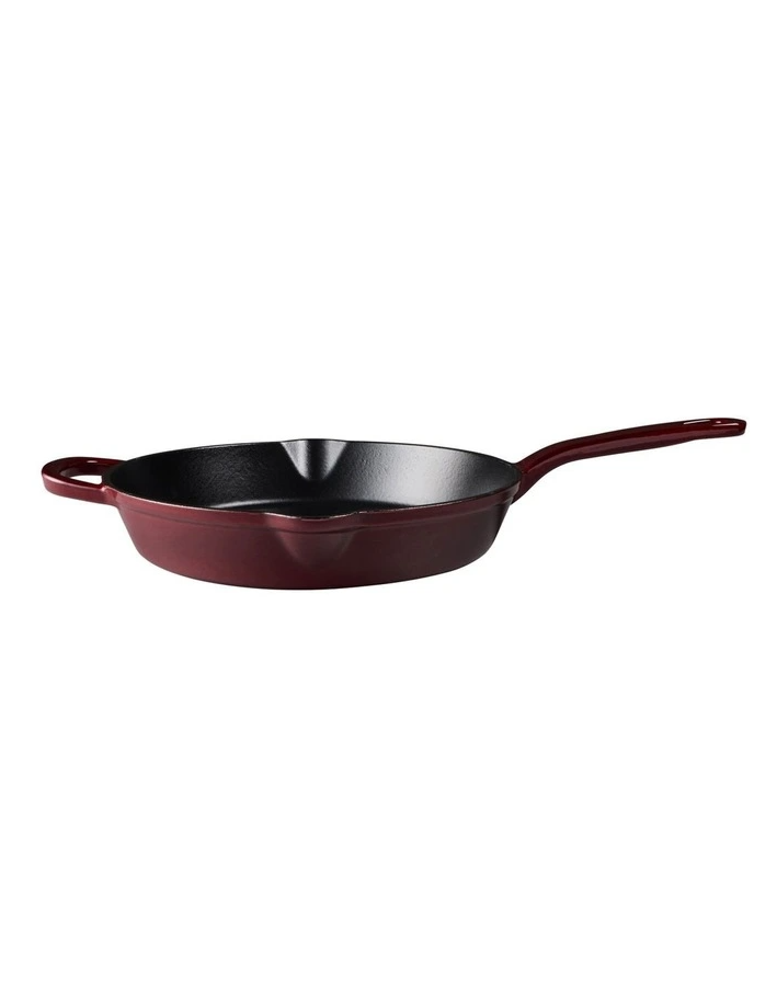 Maxwell & Williams Cast Iron Frypan 26cm Merlot