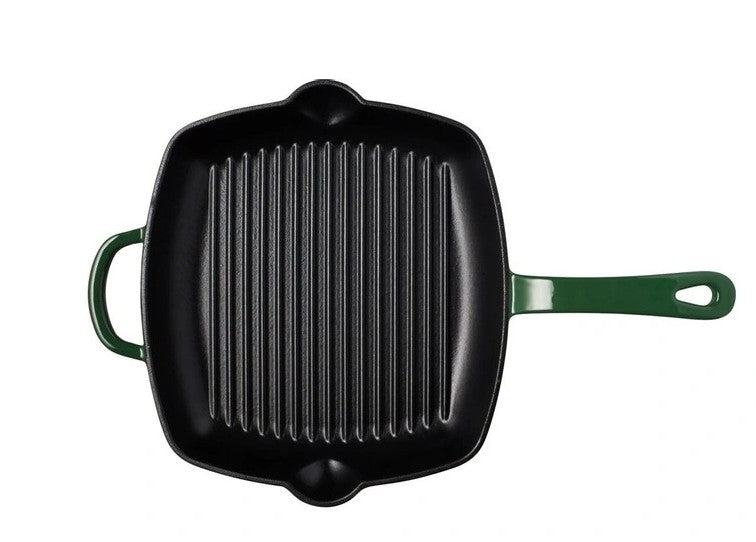 Maxwell & Williams Cast Iron Grill Pan 26cm - English Racing Green