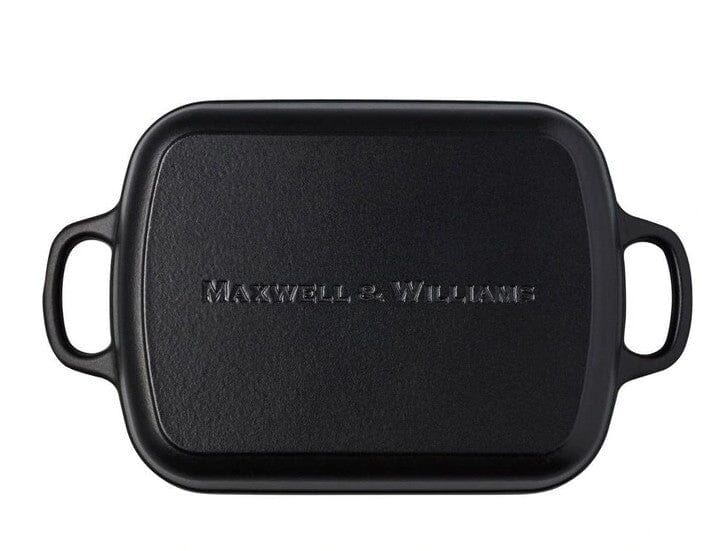 Maxwell & Williams Cast Iron Roaster 28x21cm - Black Cast Iron The Cooks Kitchen 