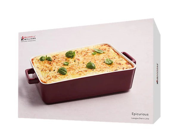 Maxwell & Williams Epicurious Lasagne Dish 36x24x7cm - Bordeaux