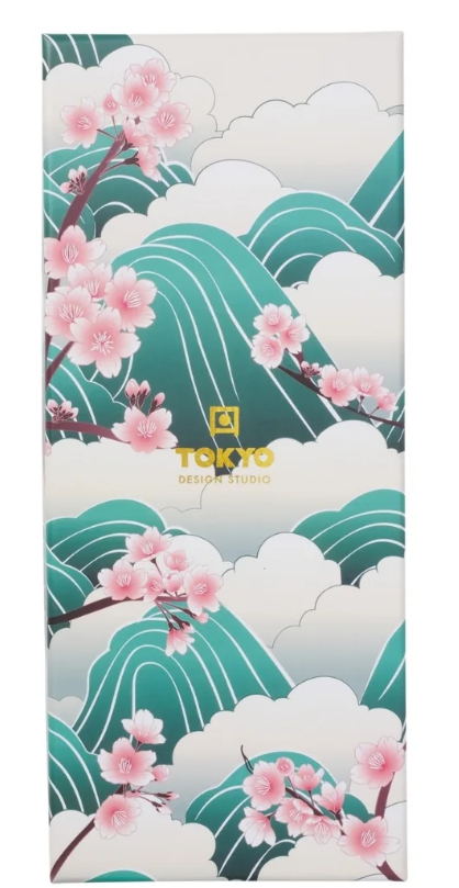 Tokyo Design Studio Fujisakura Chopsticks 4pc With Rest Gift Boxed