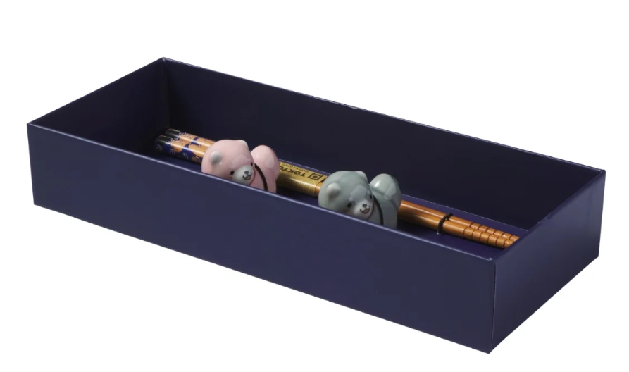 Tokyo Design Studio Shiba Dog Chopsticks 4pc With Rest Gift Boxed