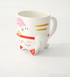 Tokyo Design Studio Mug Mountain Lucky Cat Mug Pink 380ml