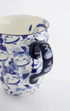 Tokyo Design Studio Mug Mountain Maneko Blue Mug 380ml