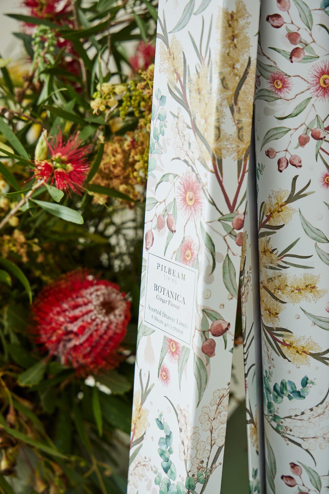 Botanica Scented Drawer Liners - Ginger Flower Miscellaneous The Cooks Kitchen 