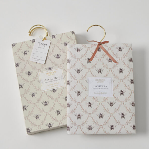 Lonicera Scented Hanging Sachets Set Of 4 – Japanese Honeysuckle