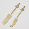 Pilbeam Enchanted Forest Cheese Knives Set Of 2