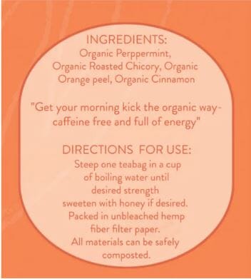 Morning Boost Koala Design - 20 Organic Tea Bags Tea Bags/ Loose Leaf Tea The Cooks Kitchen 