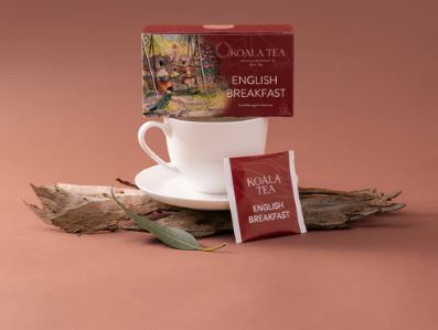 English Breakfast Koala Design - 20 Organic Tea Bags