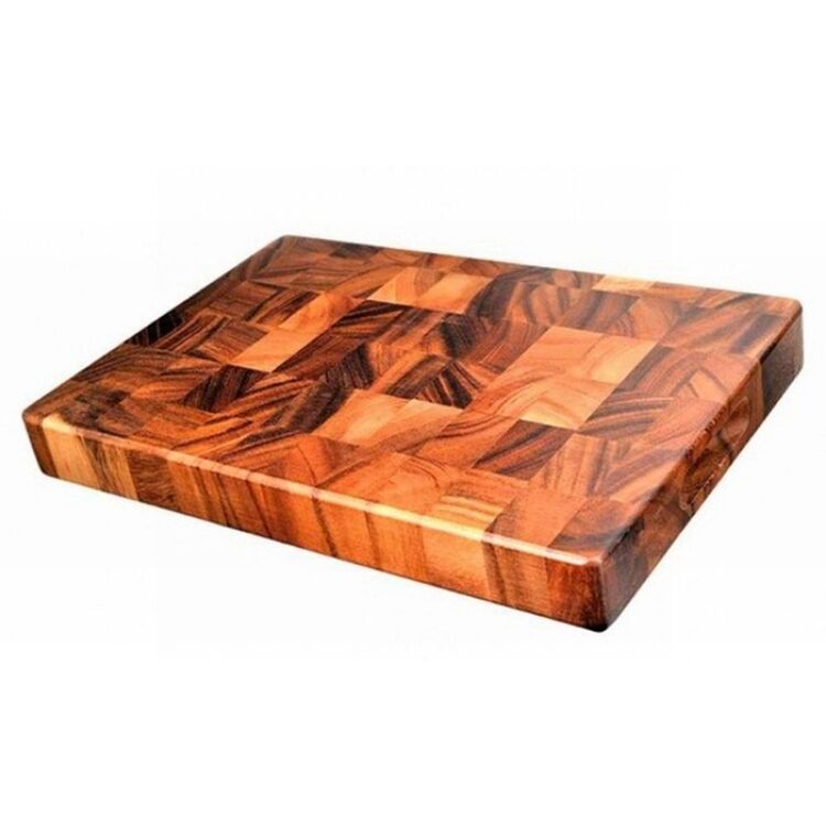 Acacia Wood End Grain Cutting Board - 38x26x4cm