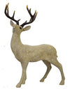 Resin Standing Deer - Champagne Approx 50cm