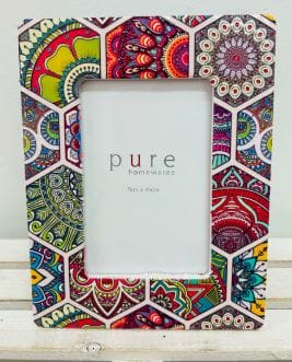 Camilla Ceramic Frame Red Green - 7x11cm Home Decor The Cooks Kitchen 