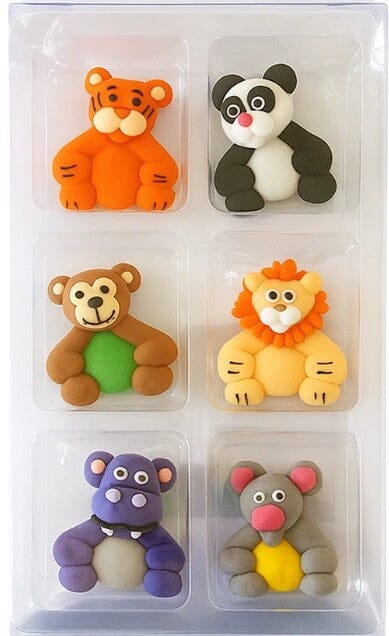 C Ake Craft Sugar Decorations - Large Safari Animals Edible Decorations The Cooks Kitchen 