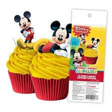 Mickey Mouse Edible Wafer Cupcake Toppers 16pk Edible Decorations The Cooks Kitchen 