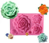 Assorted Rose Silicone Mould