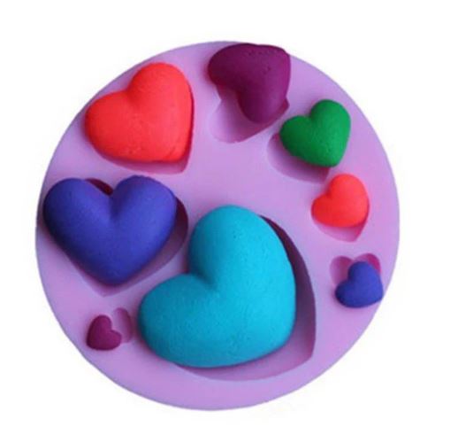 Assorted Heart - Silicone Mold