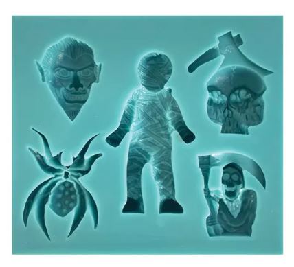 Cake Craft - Silicone Mould - Halloween Scarey's