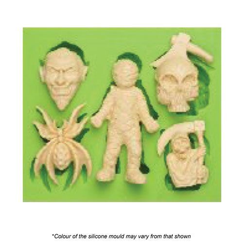 Cake Craft - Silicone Mould - Halloween Scarey's