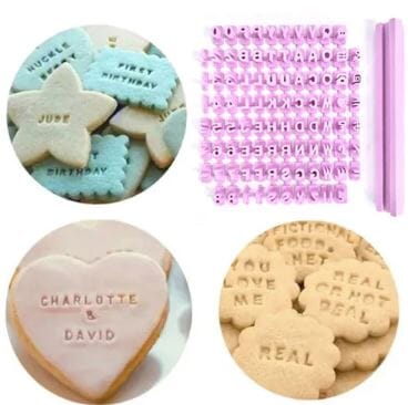 Cake Craft Alphabet/number Cookie Press Stamp/embosser The Cooks Kitchen 