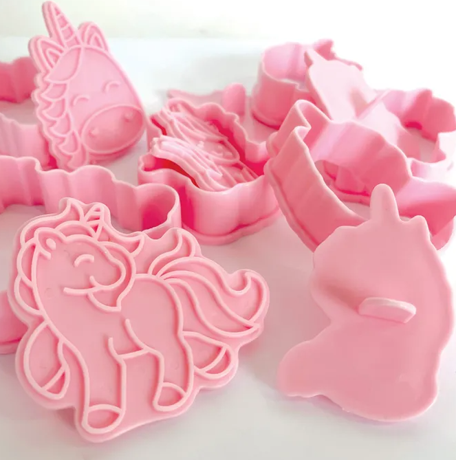 Cake Craft Unicorn Cookie Cutters & Embossers 12pc