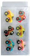 Cake Craft - Monster Truck Sugar Decorations 6pk