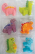 Dinosaurs Sugar Decorations 6pk
