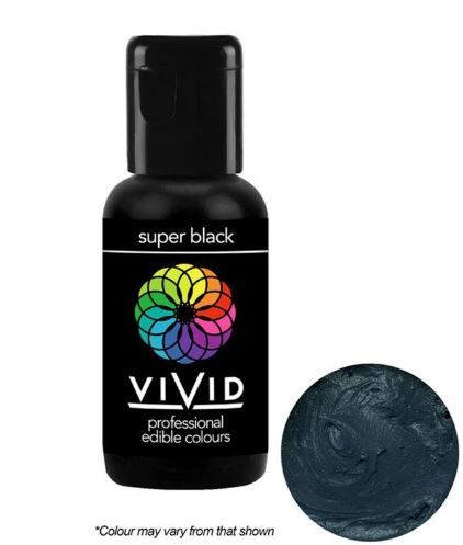 Vivid Gel Colour 21g - Super Black