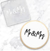 Cake Craft Debosser - Mr & Mrs