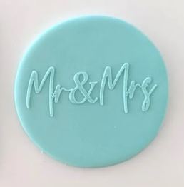 Cake Craft Debosser - Mr & Mrs