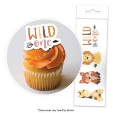 Cake Craft - Wild One  - Wafer Toppers 