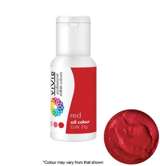 Vivid Red Oil Colour