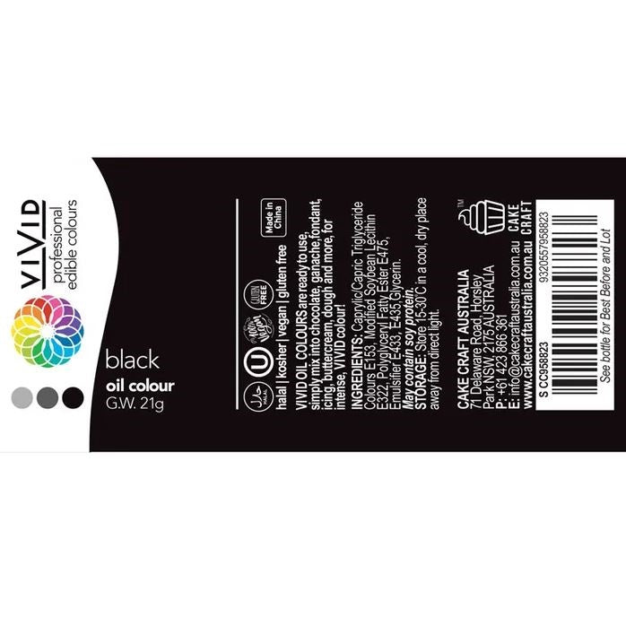 Vivid Black Oil Colour