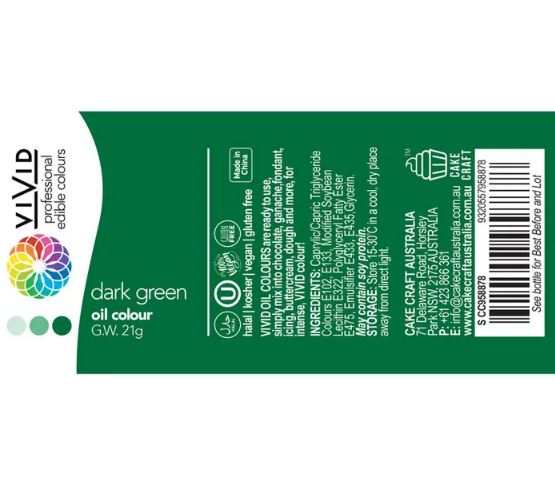 Vivid Dark Green Oil Colour