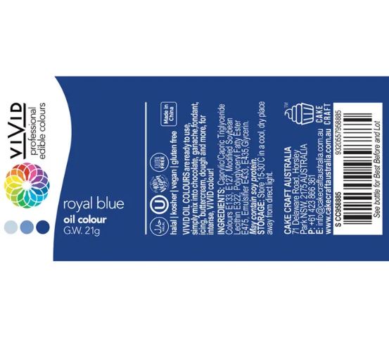 Vivid Royal Blue Oil Colour