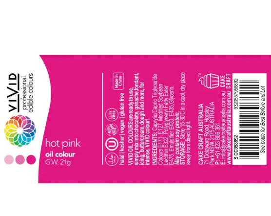 Vivid Hot Pink Oil Colour
