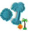 Cake Craft - Silicone Mould - Sun & Palm Tree