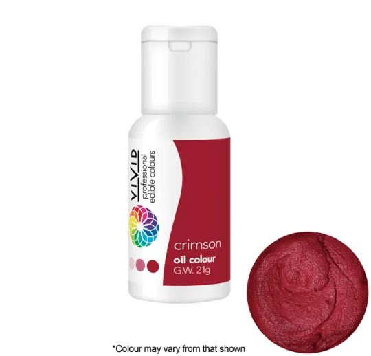 Vivid Crimson Oil Colour