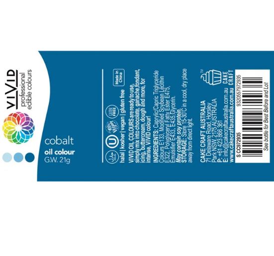 Vivid Oil Colour 21g - Cobalt