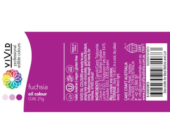 Vivid Oil Colour 21g - Fuchsia