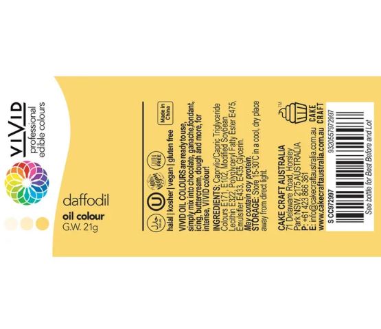 Vivid Daffodil Oil Colour