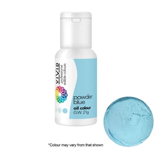 Vivid Powder Blue Oil Colour