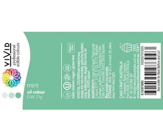 Vivid Mint Oil Colour