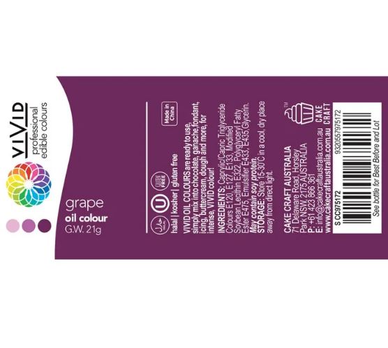 Vivid Grape Oil Colour