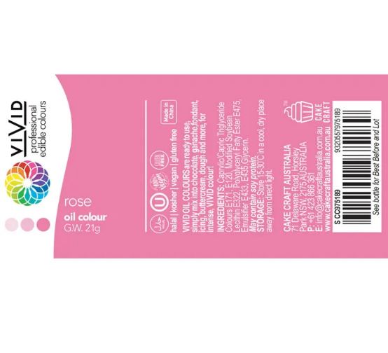 Vivid Rose Oil Colour